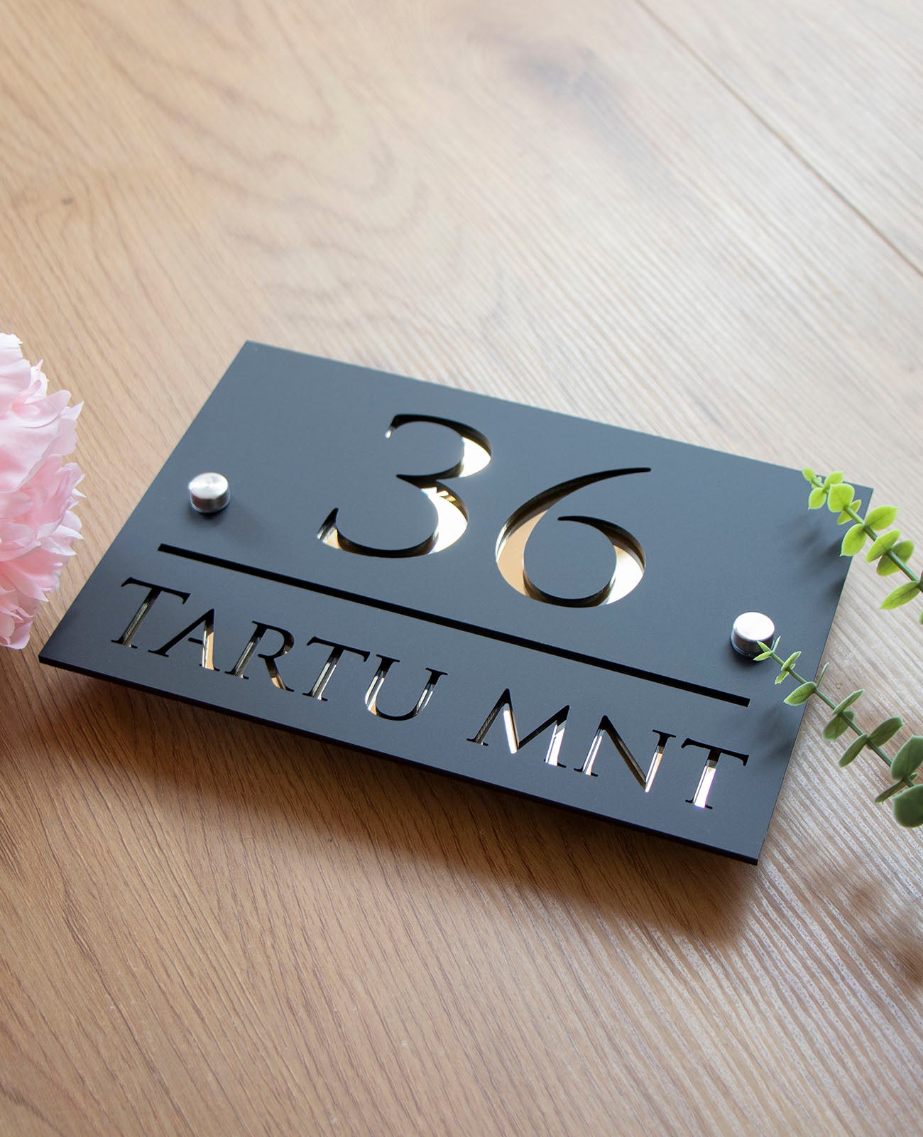 Luxury house number #1 | Modern House Numbers