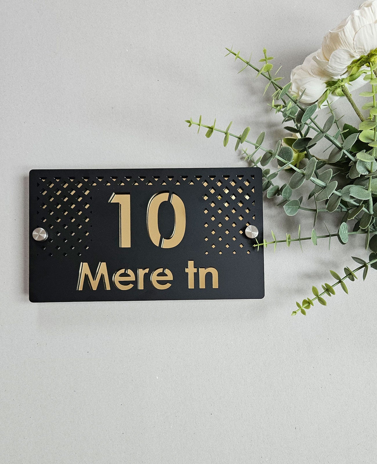 Luxury house number #14 | Modern House Numbers