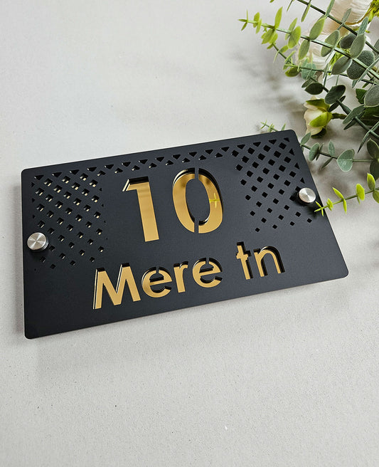 Luxury house number #11 | Modern House Numbers