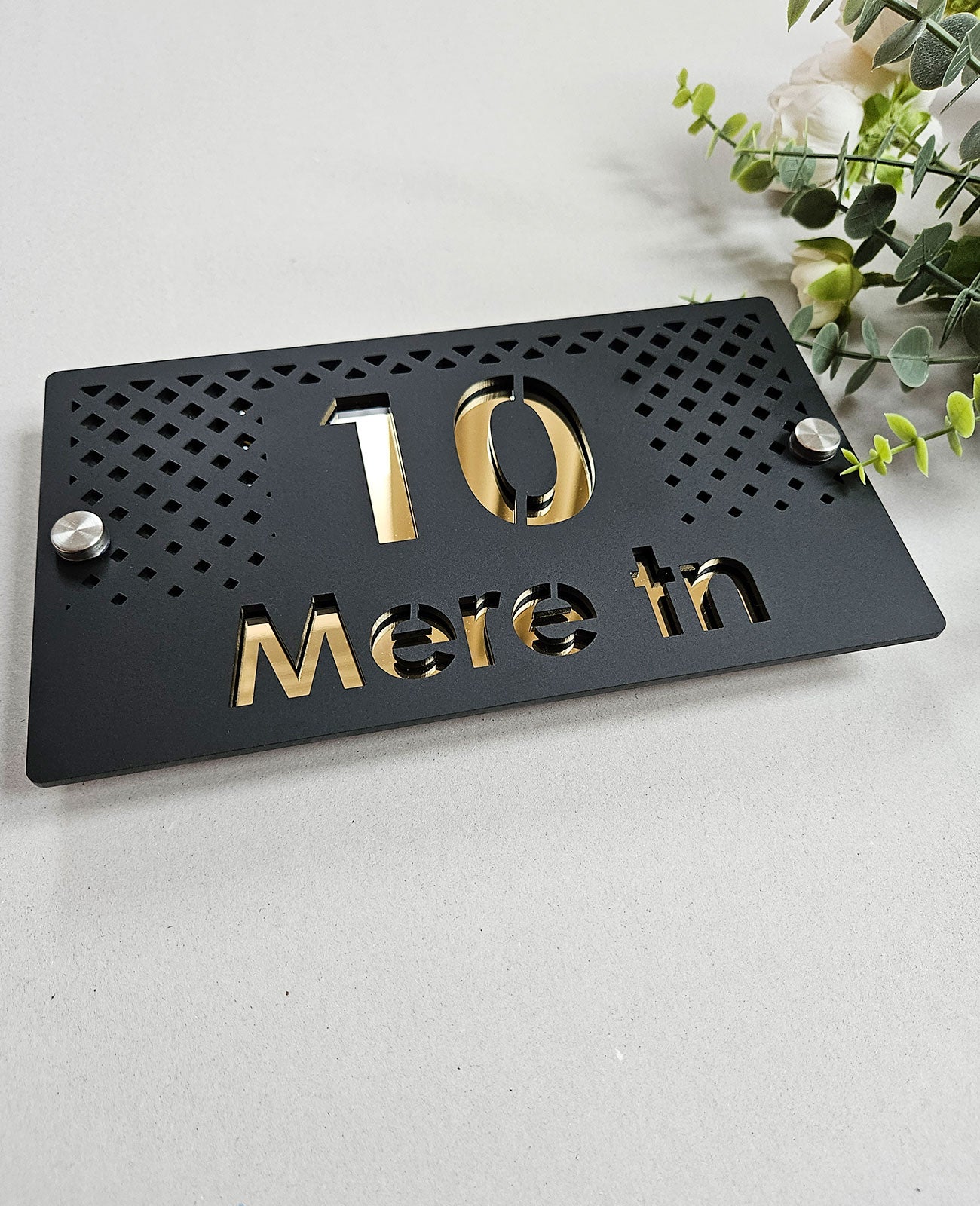 Luxury house number #11 | Modern House Numbers