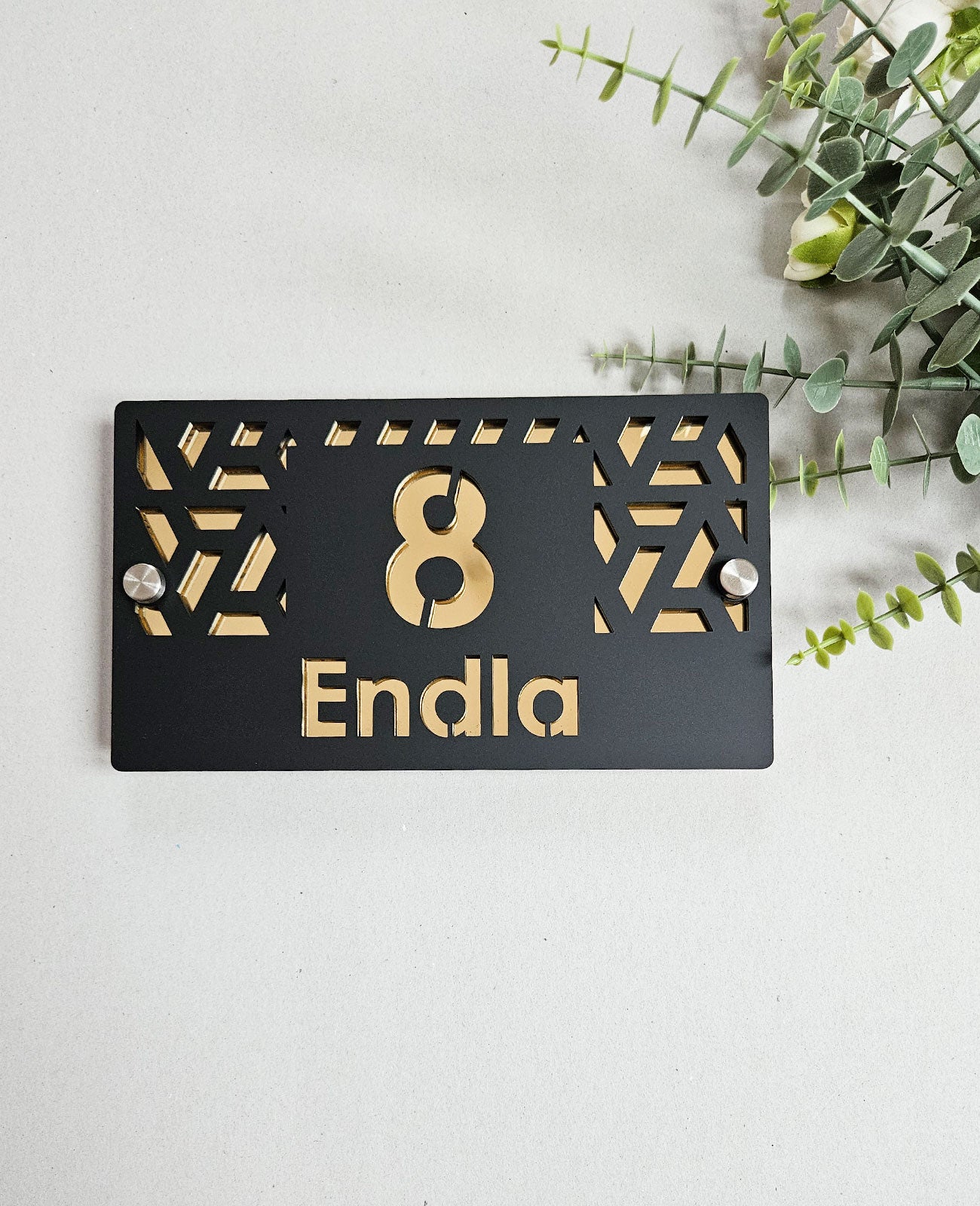 Luxury house number #13 | Modern House Numbers