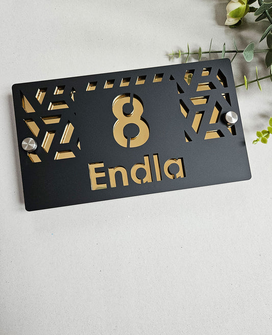 Luxury house number #13 | Modern House Numbers