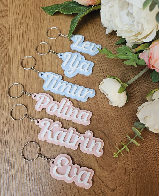 Personalized keychain NAME
