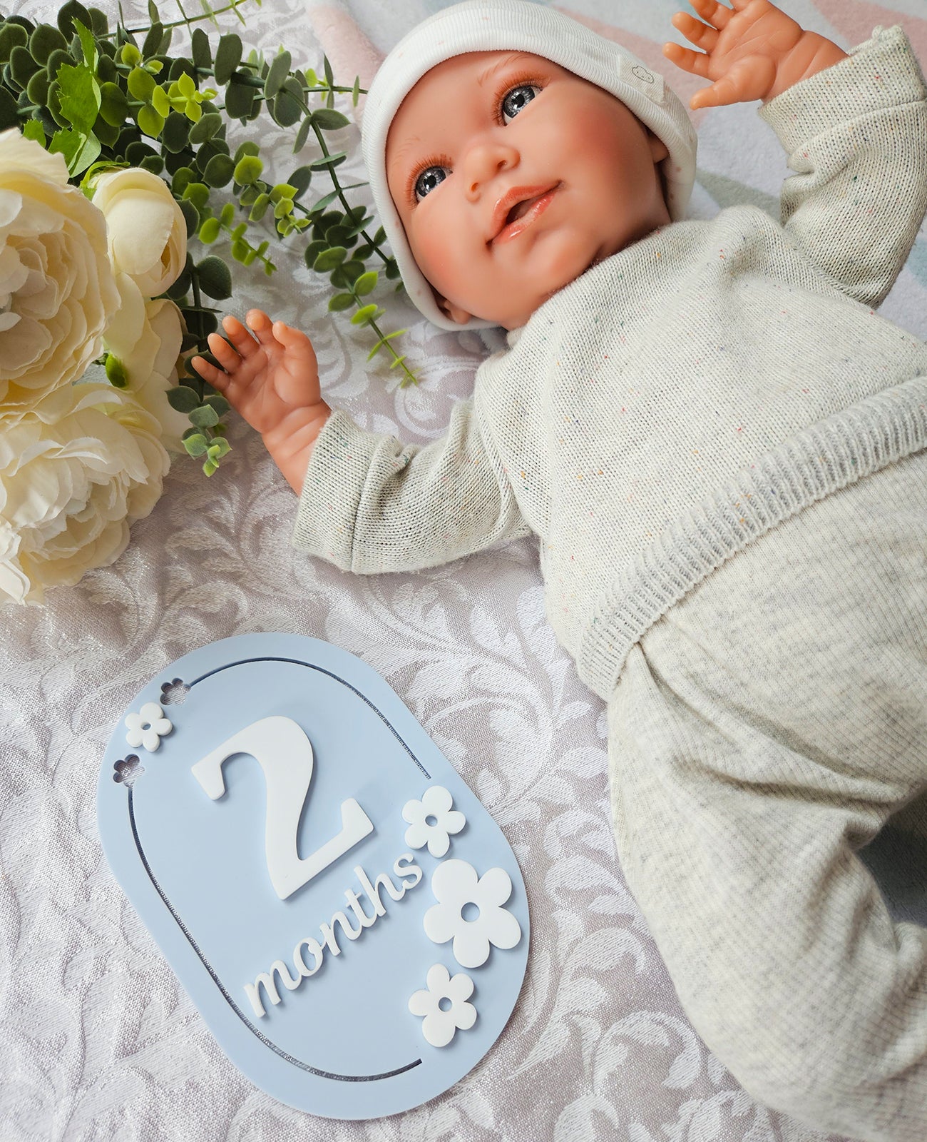 1-12 Month Baby milestone cards IN ENGLISH