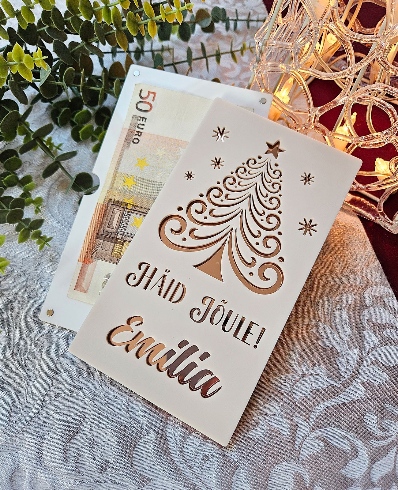 Christmas custom money envelope #7