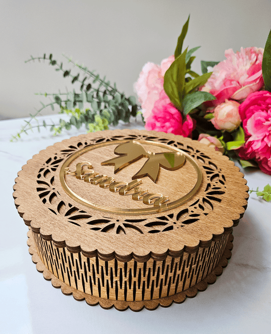 Personalized gift box Bow