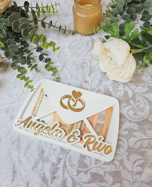 Kingitus, mis jääb südamesse igaveseks "Kuldne hetk" | Rahaümbrik pulmadeks | Rahakaart