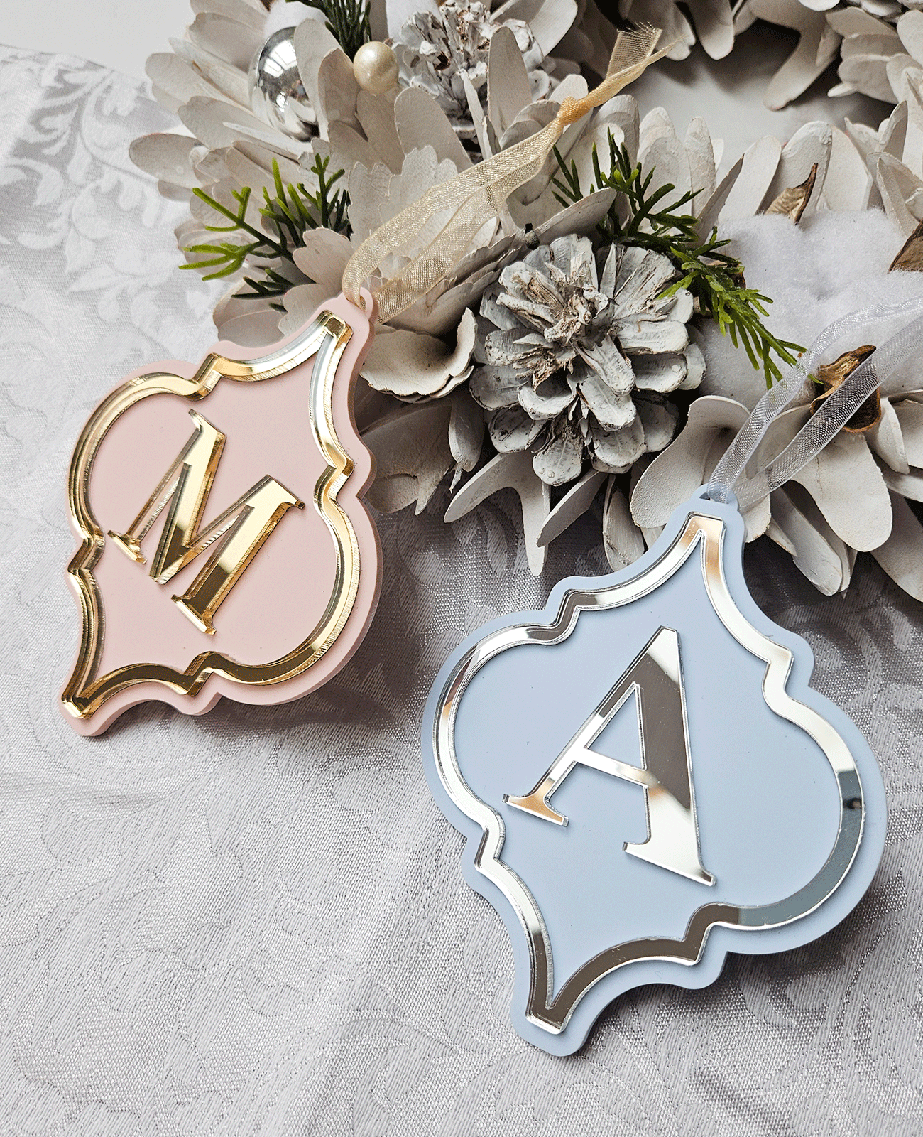 Personalized Christmas Tree Ornament (Design 3)