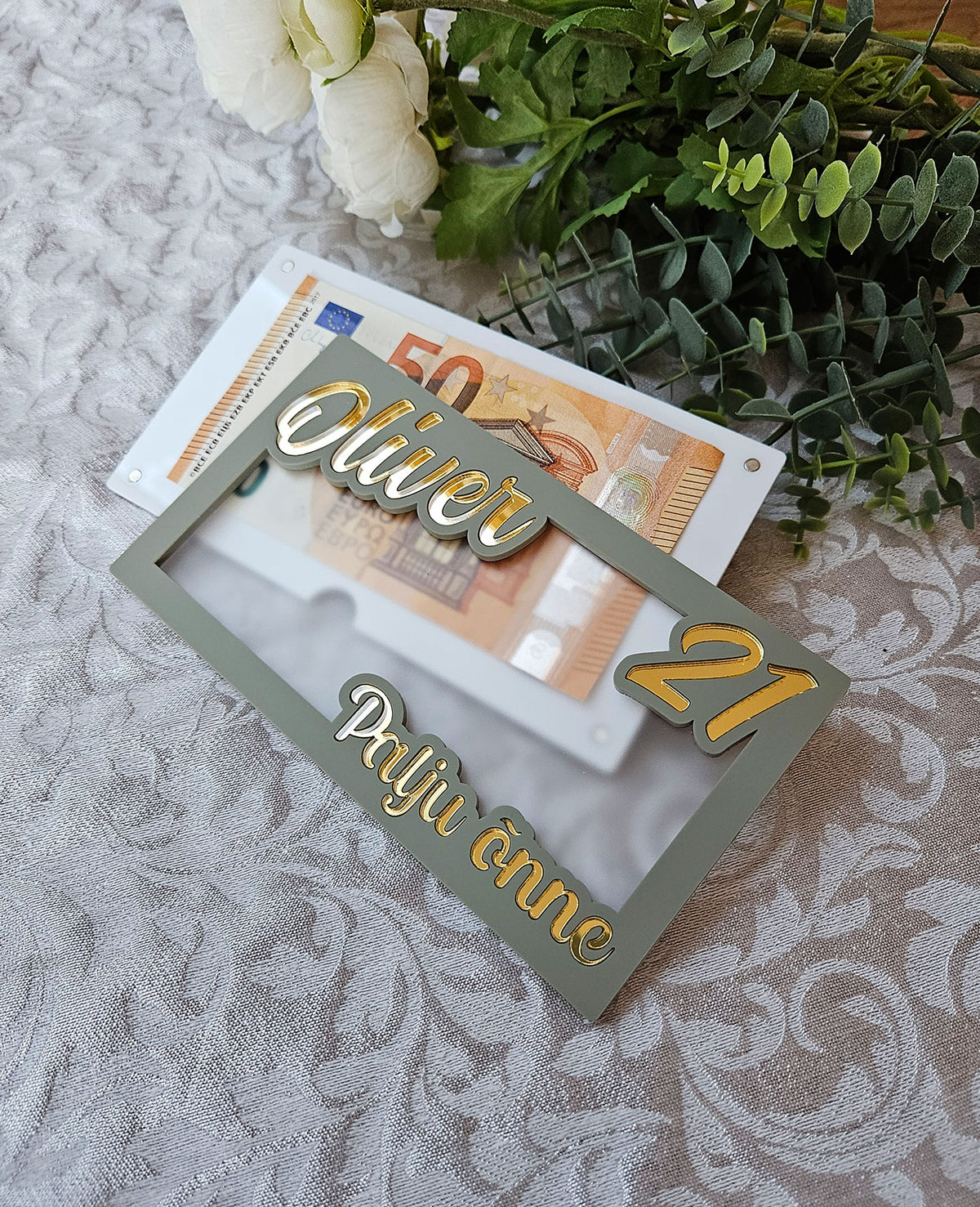 A personalized envelope they’ll keep as a keepsake | Custom money envelope | Gift box for money #2