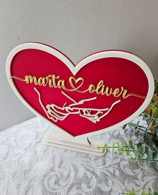 Personalized gift - "Heart" | Gift for a loved one | Valentine's Day gift