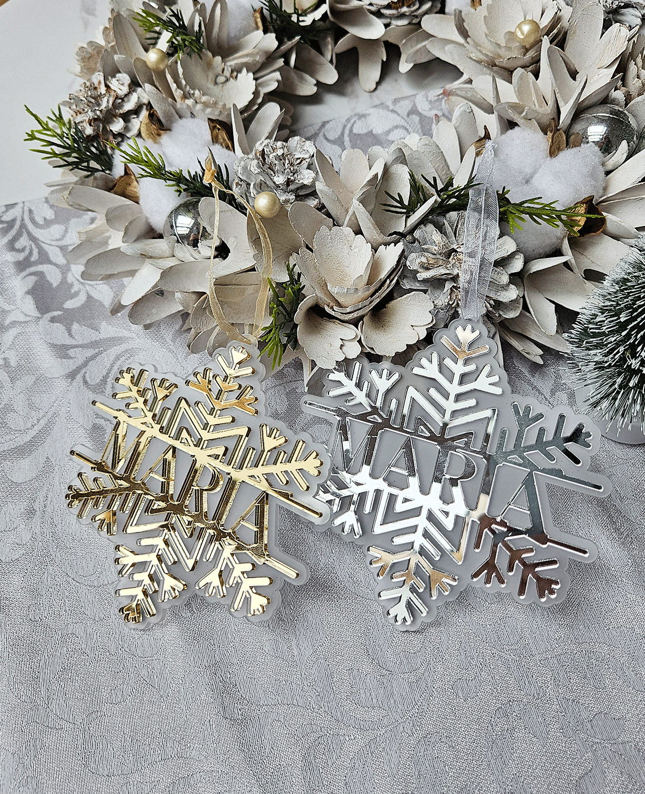 Personalized Christmas Tree Ornament (Design 4)