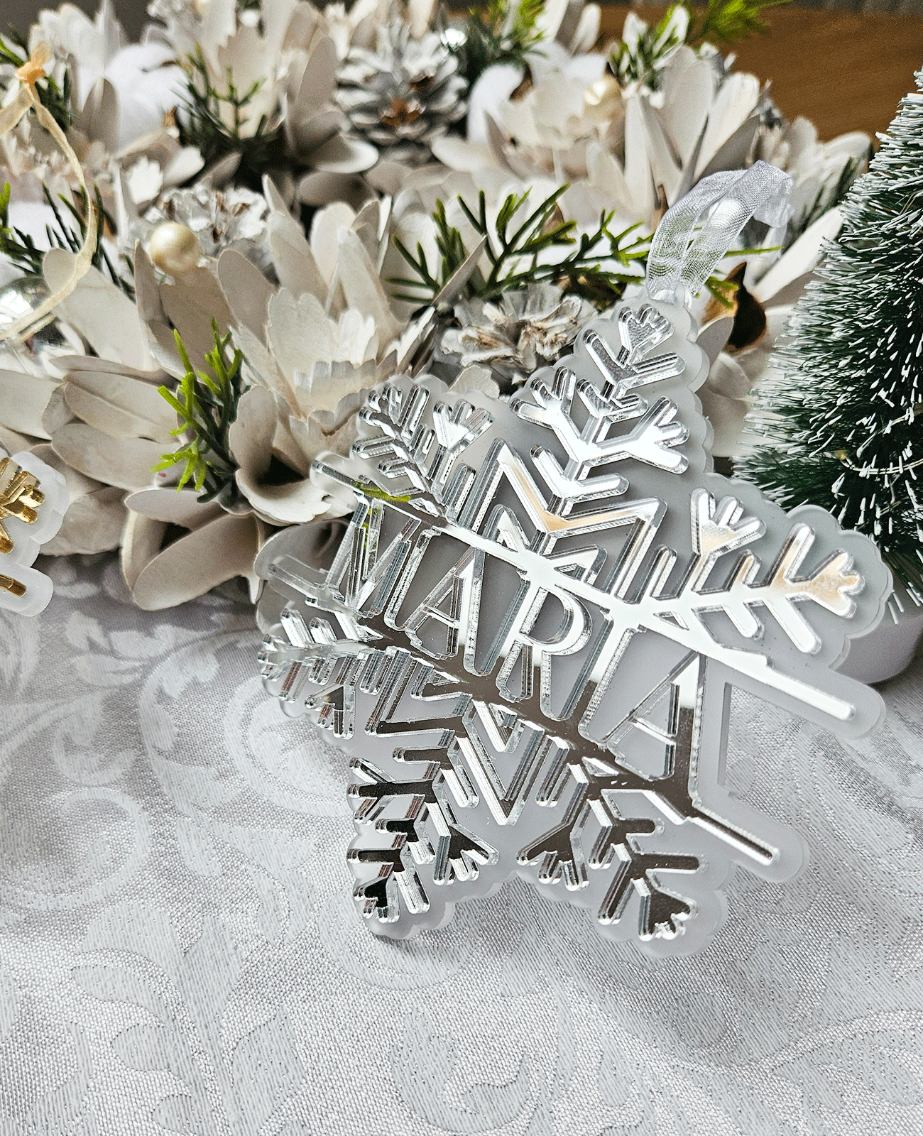 Personalized Christmas Tree Ornament (Design 4)