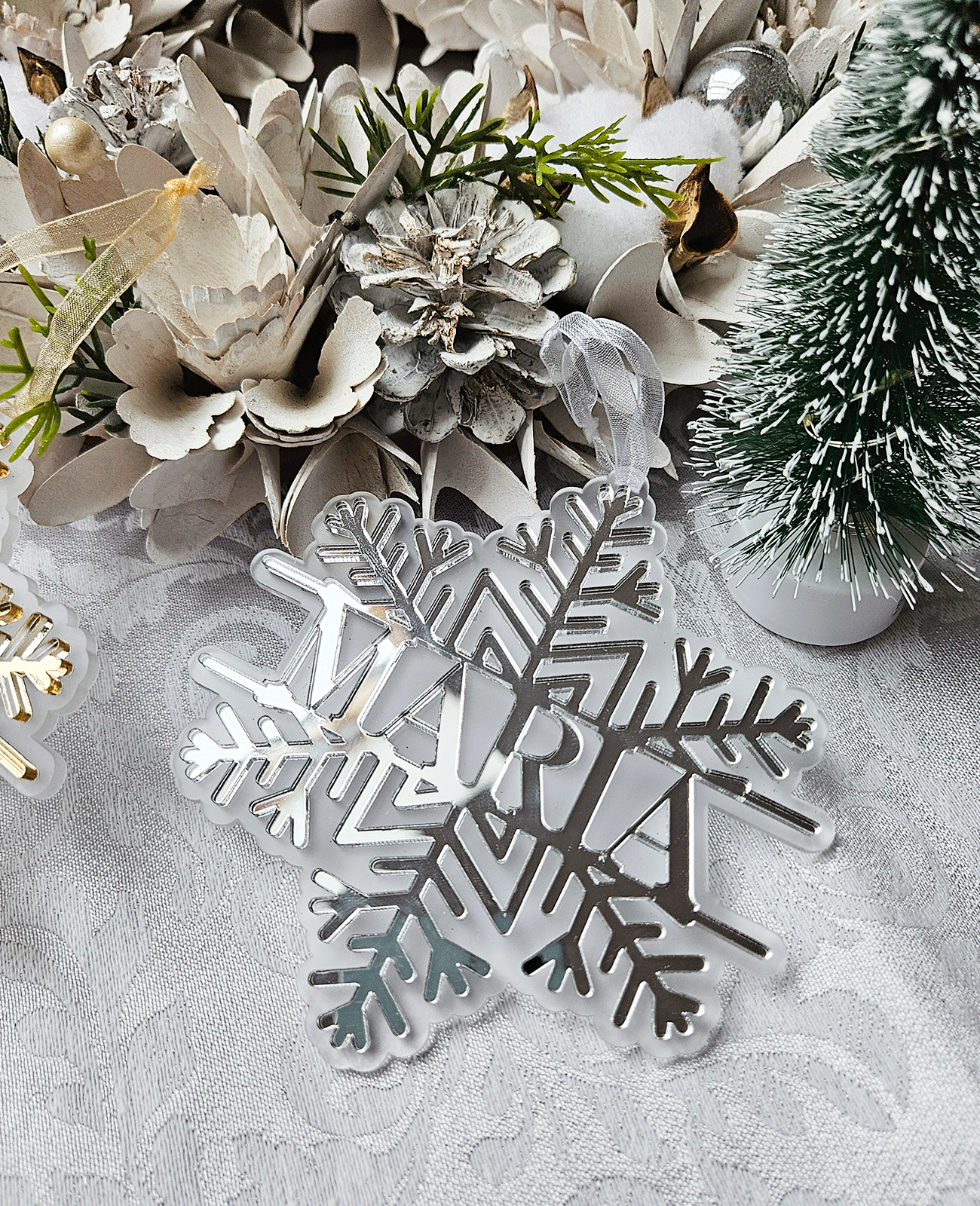 Personalized Christmas Tree Ornament (Design 4)