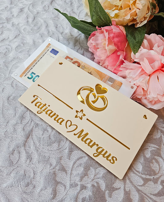 Rahaümbrik pulmadeks "Süda"