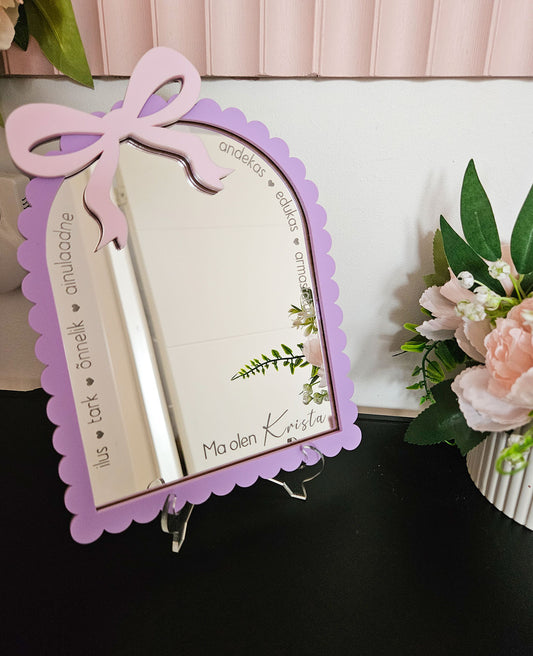 Personaalne afirmatsiooni peegel "Lipsuke"