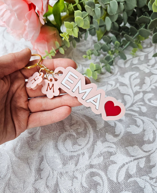 Võtmehoidja emadepäevaks (akrüülist)