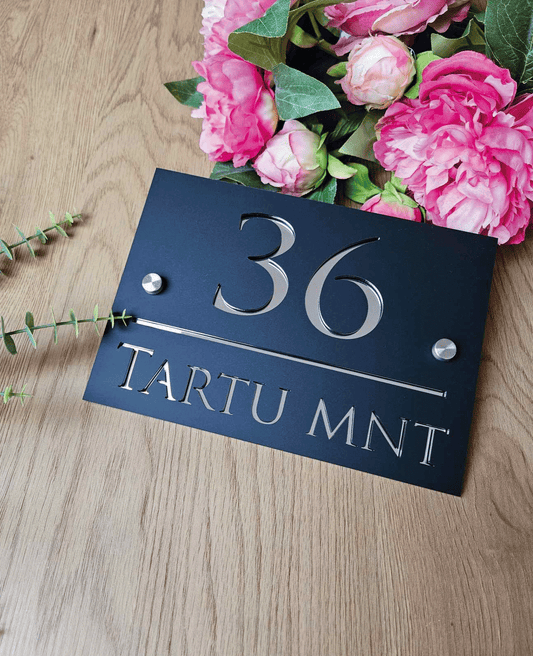 Luksuslik majanumber #2 | Tänavasildid