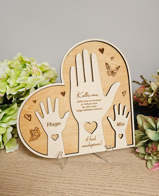 Personaalne kingitus - "Kallis ema" | Kingitus emale | Emadepäeva kingitus