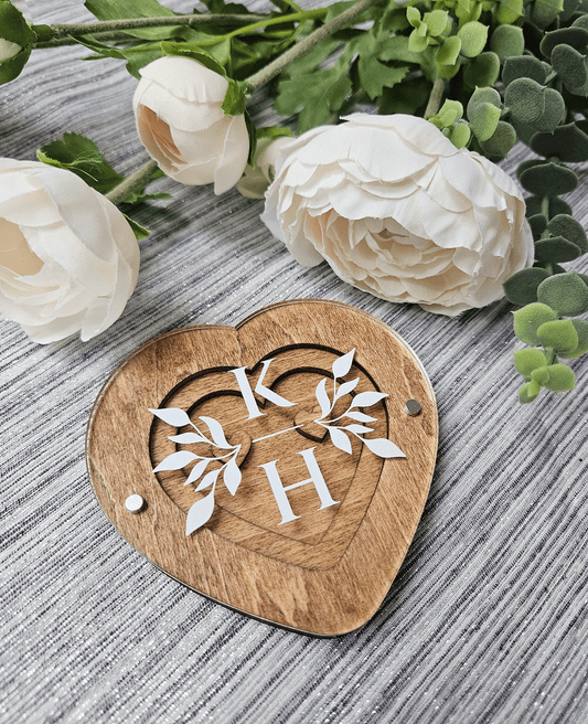 Custom Ring Box, Wedding ring box for ceremony