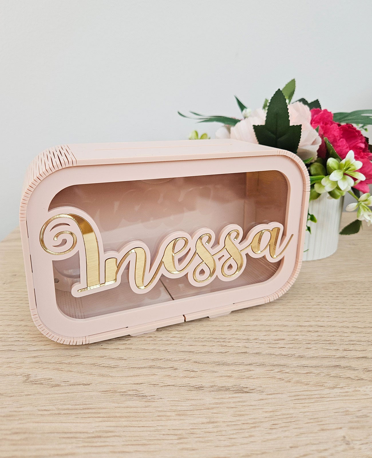 Isikupärane rahakassa akrüülist (Teie nimega)