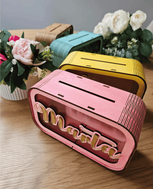 Isikupärane rahakassa (Teie nimega) - pildil ROOSA #02