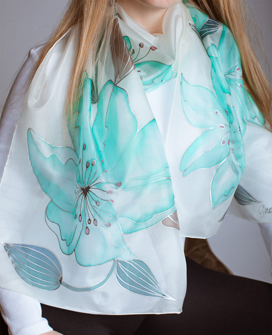 Siidisall Õrnad lilled