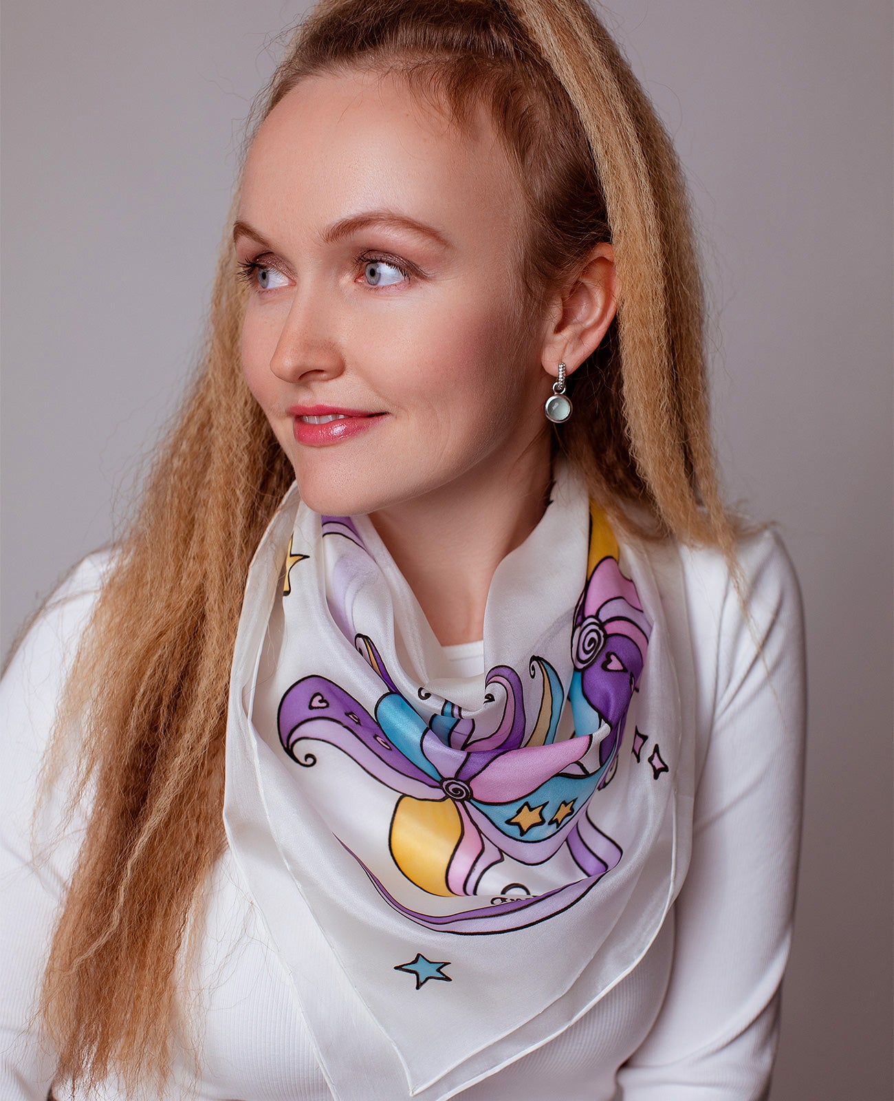Siidirätik Imeline Lill