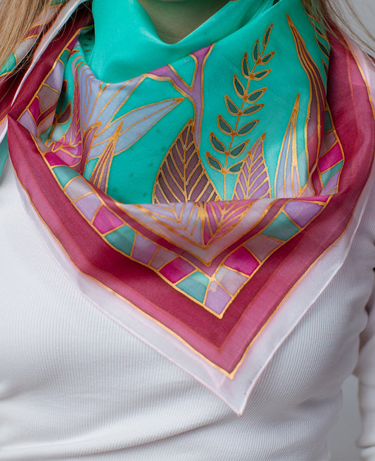 Siidirätik Looduse motiiv 2