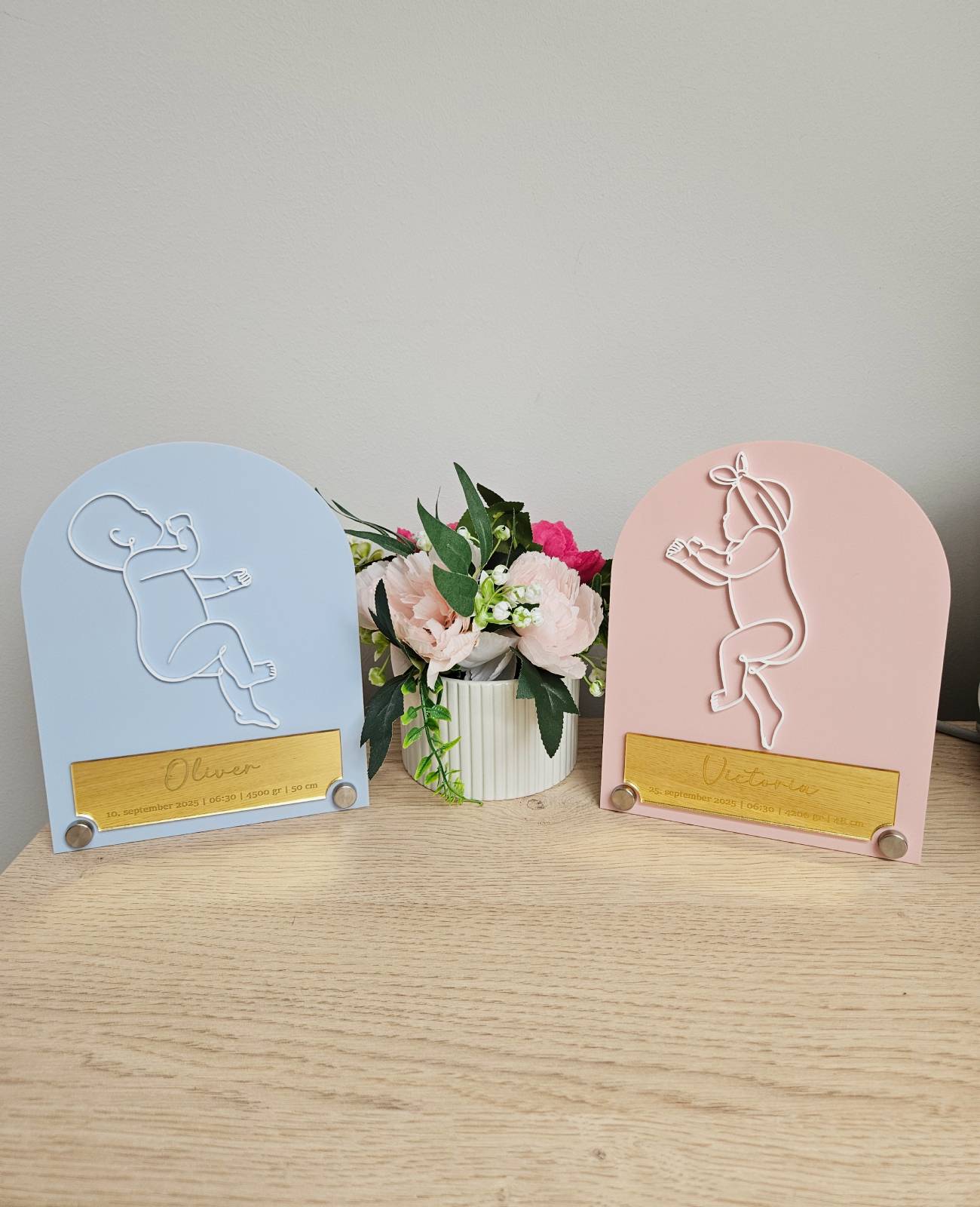 "Baby Boy" Acrylic Plaque — Baby Gift