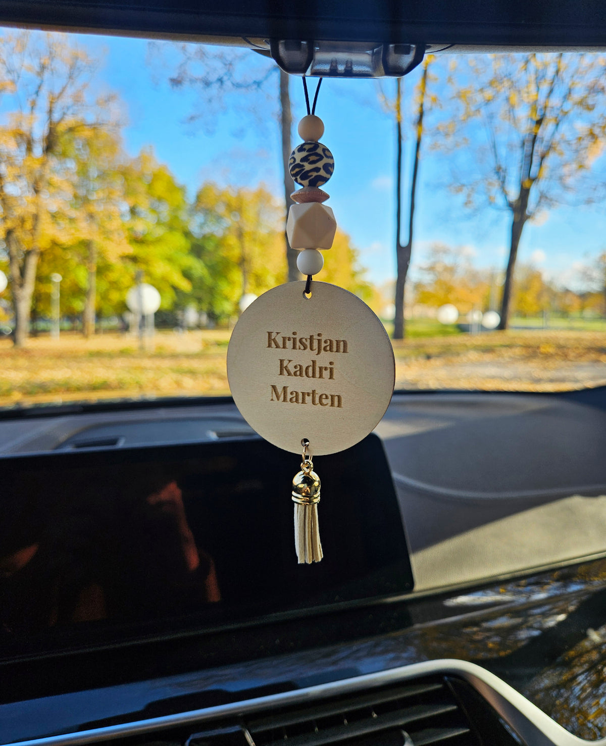 Isikupärastatud ripats autosse | Isadepäeva kingitus | Kallis issi, me armastame Sind