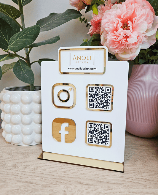 Sotsiaalmeedia sildid QR koodiga