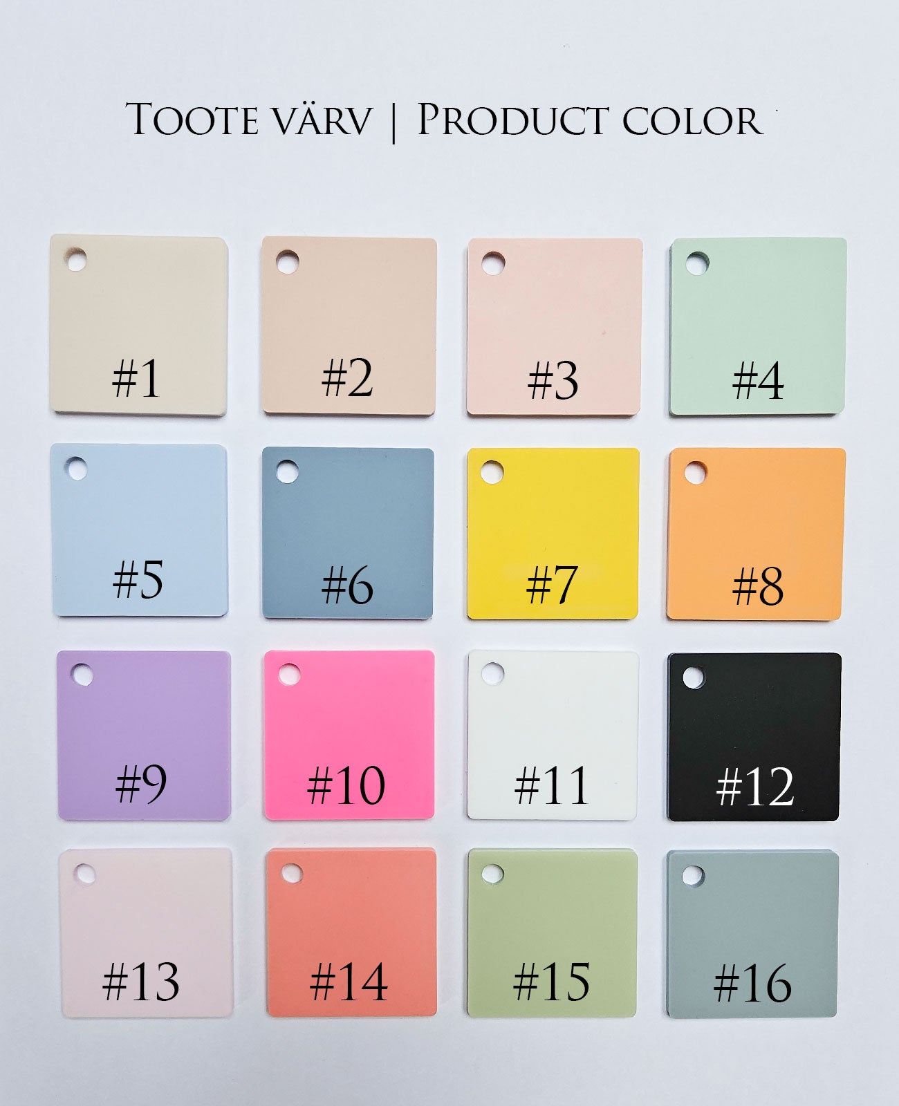 Acrylic name cake topper #4