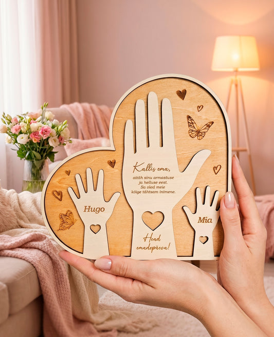 Personaalne kingitus - "Kallis ema" | Kingitus emale | Emadepäeva kingitus