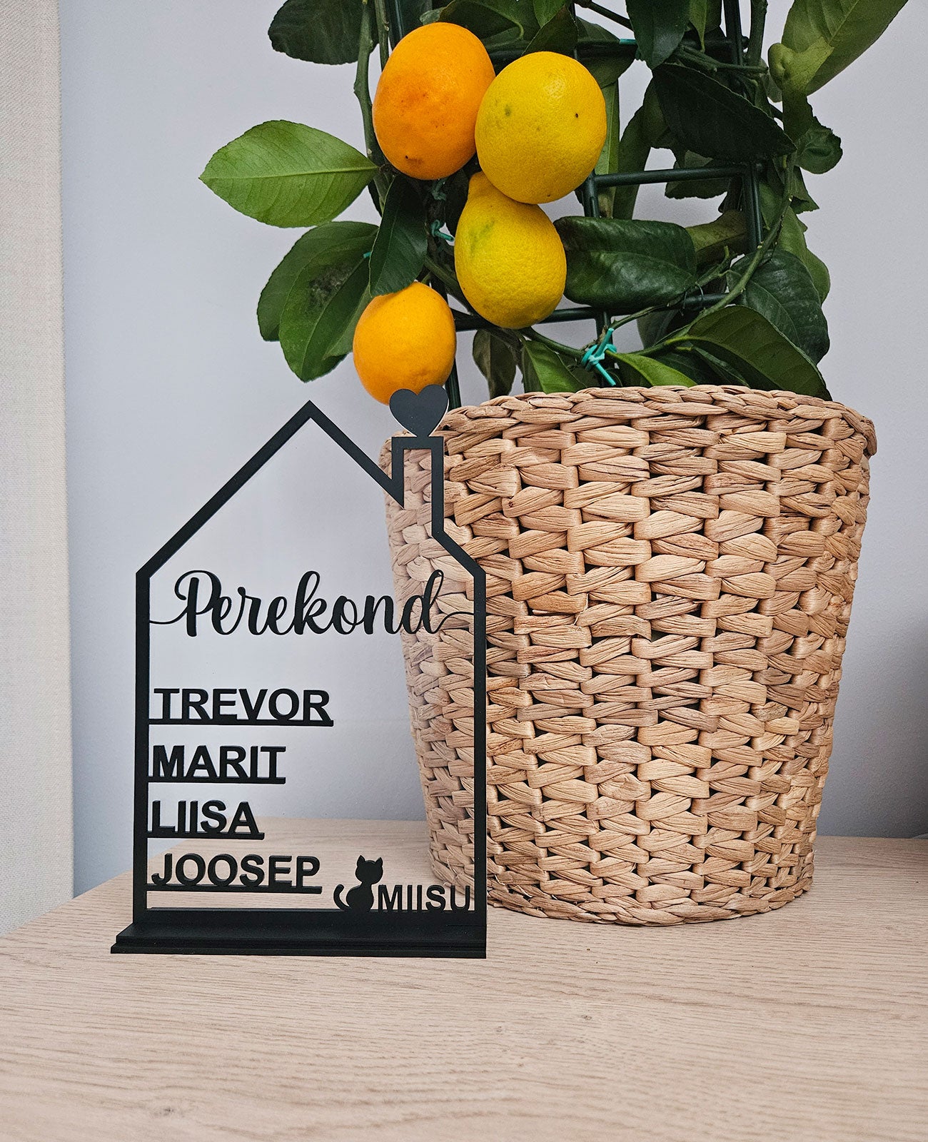 Isikupärane kodukaunistus "Perekond"