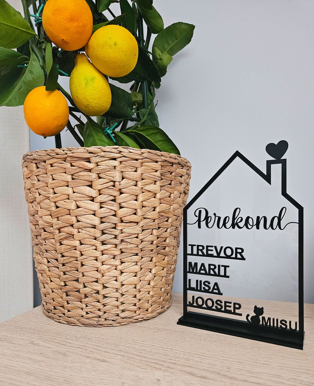 Isikupärane kodukaunistus "Perekond"