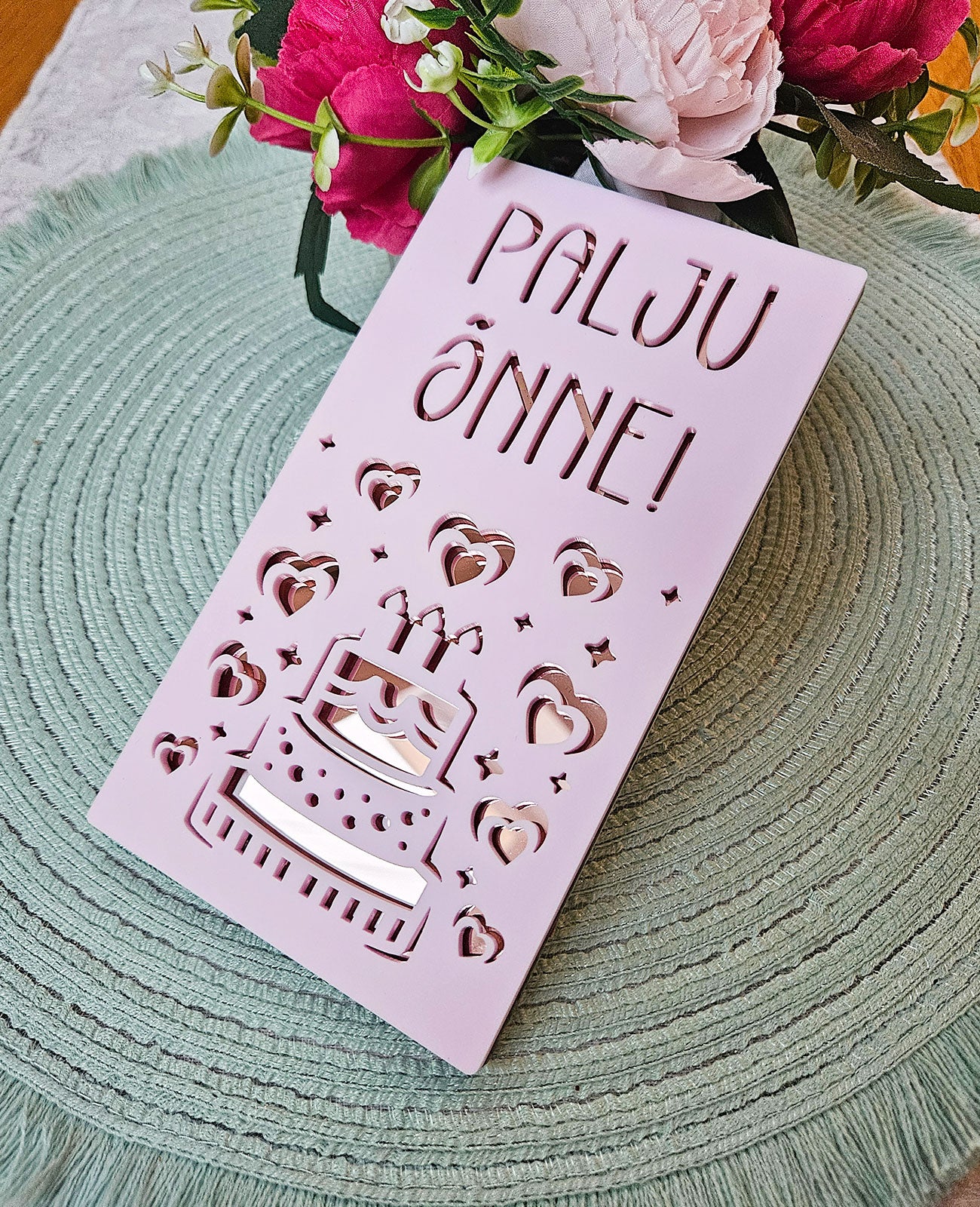 Money envelope "Birthday cake"