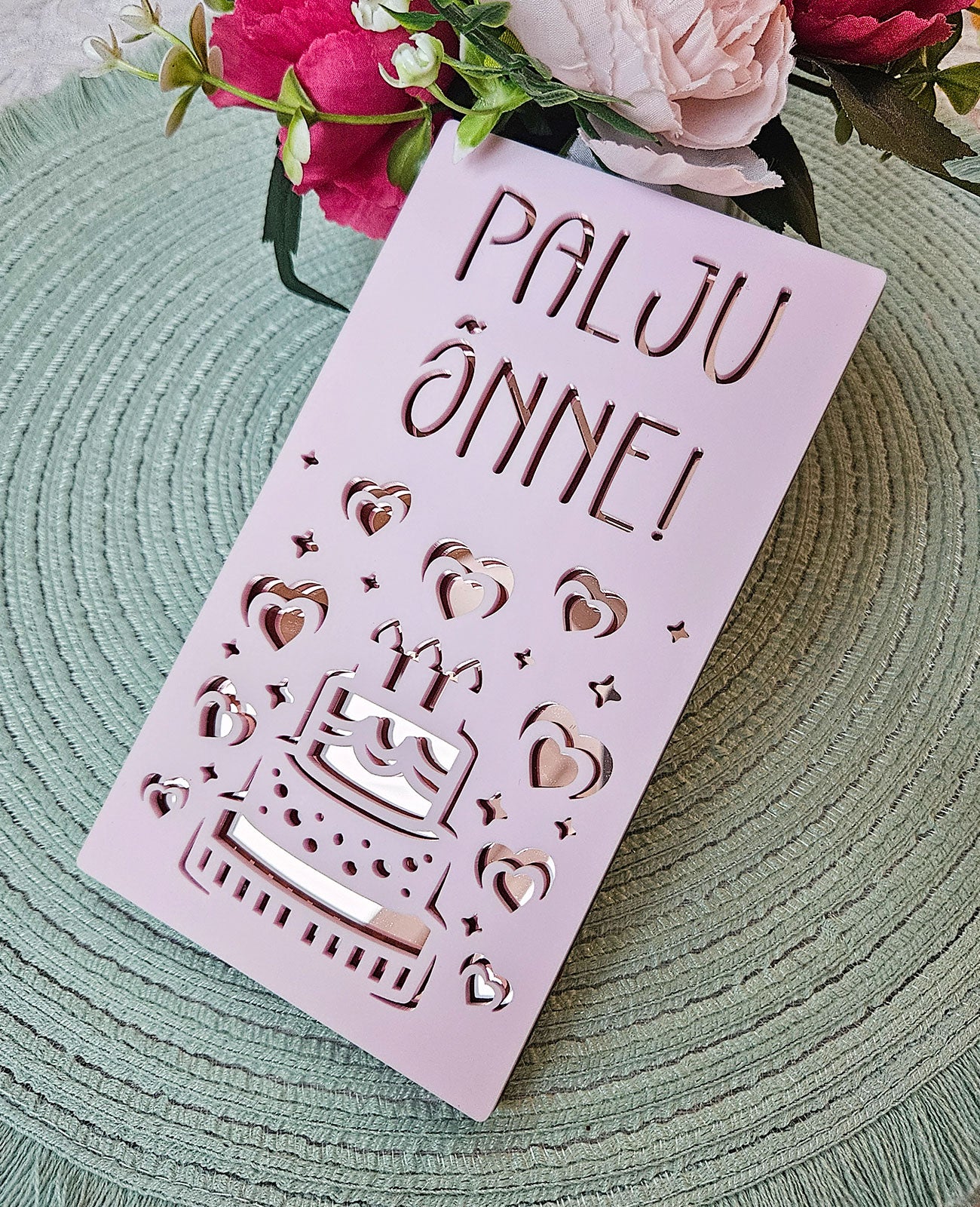 Money envelope "Birthday cake"