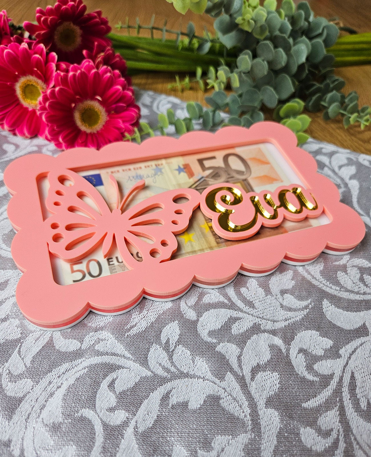 Custom money envelope "Butterfly"