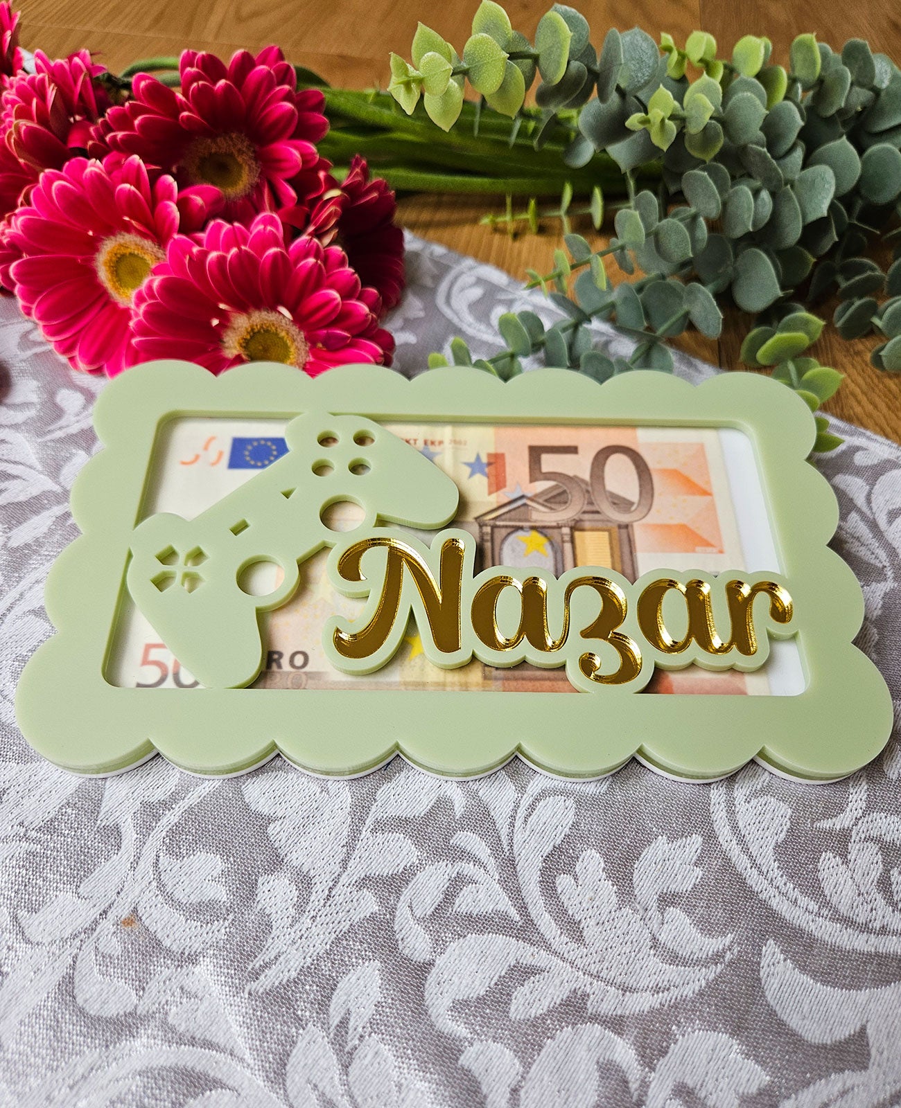 Custom money envelope "PlayStation"