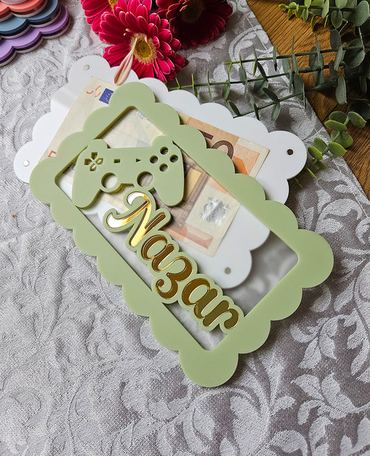 Custom money envelope "PlayStation"