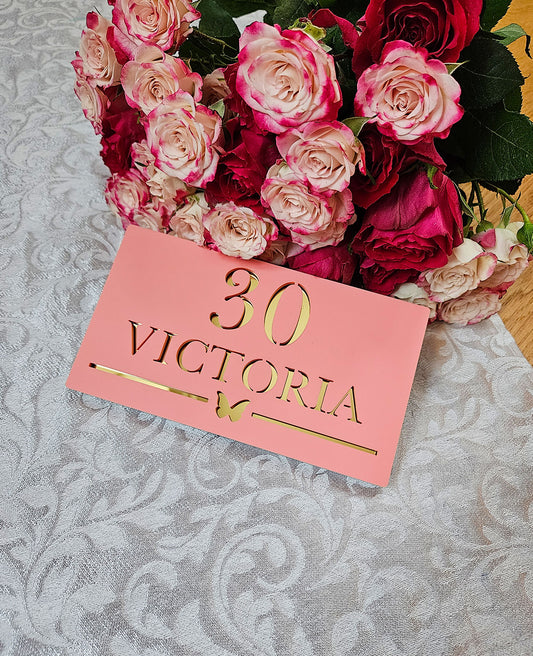 Custom money envelope "Luxury butterfly"