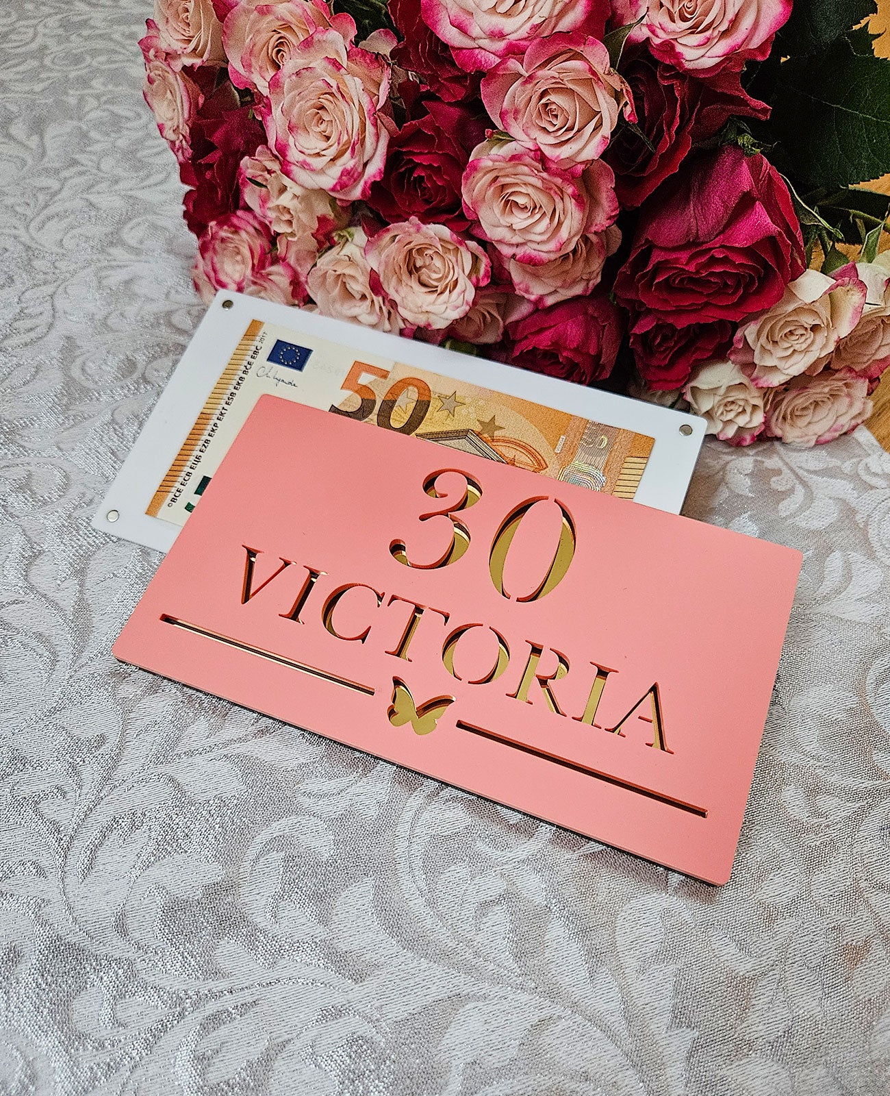 Custom money envelope "Luxury butterfly"