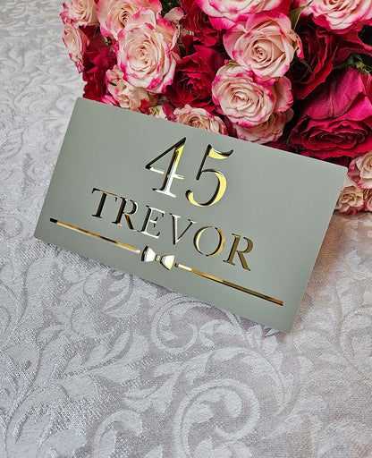 Custom money envelope "Tie"