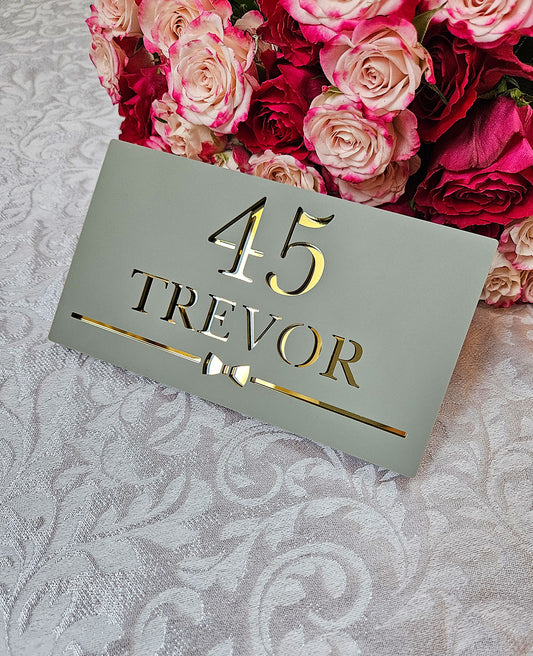 Custom money envelope "Tie"