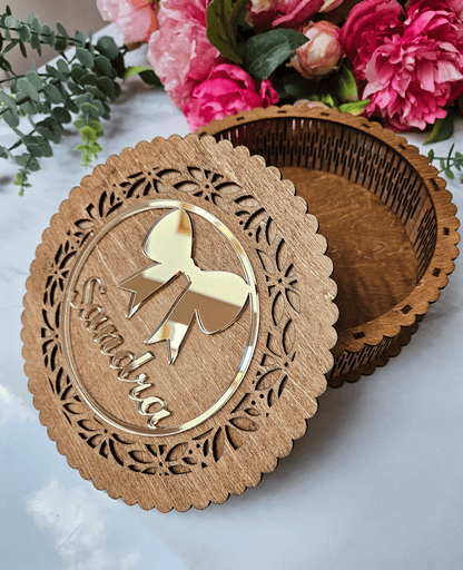 Personaliseeritud suur kinkekarp Lips, pildil #16 õlitud