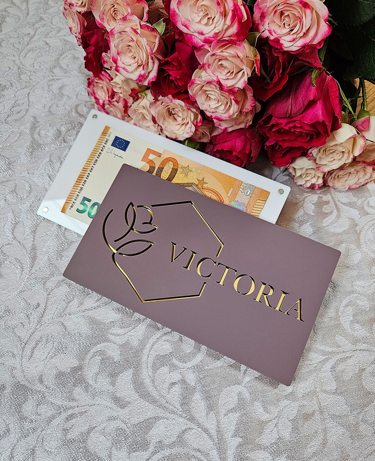 Custom money envelope "Elegance"