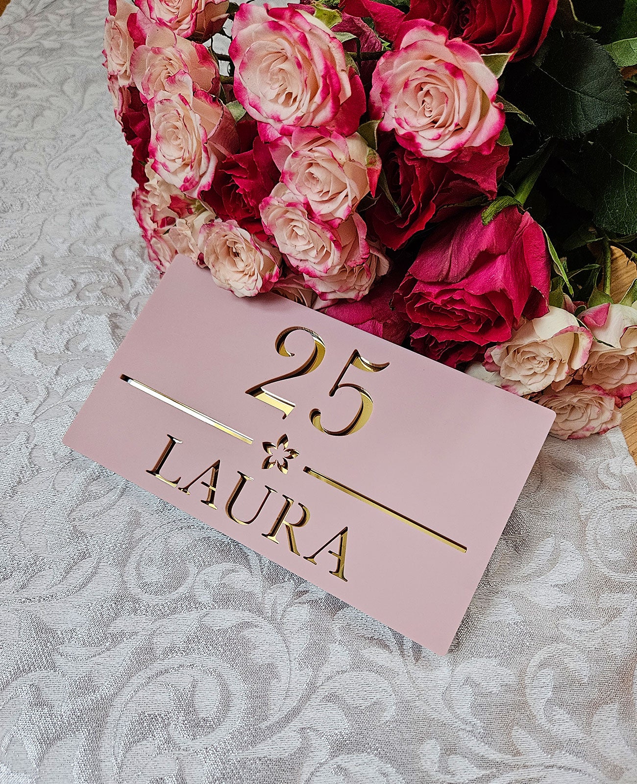 Custom money envelope "Luxury flower"