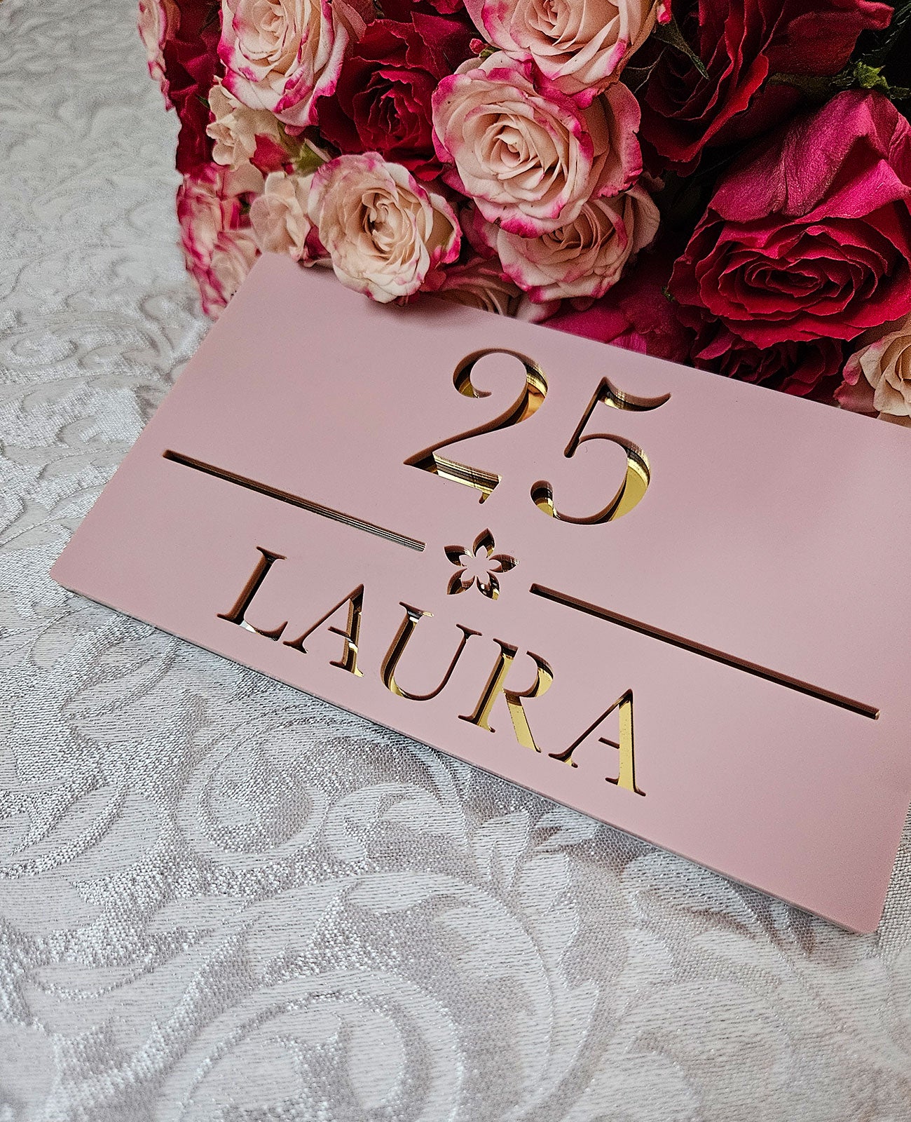 Custom money envelope "Luxury flower"