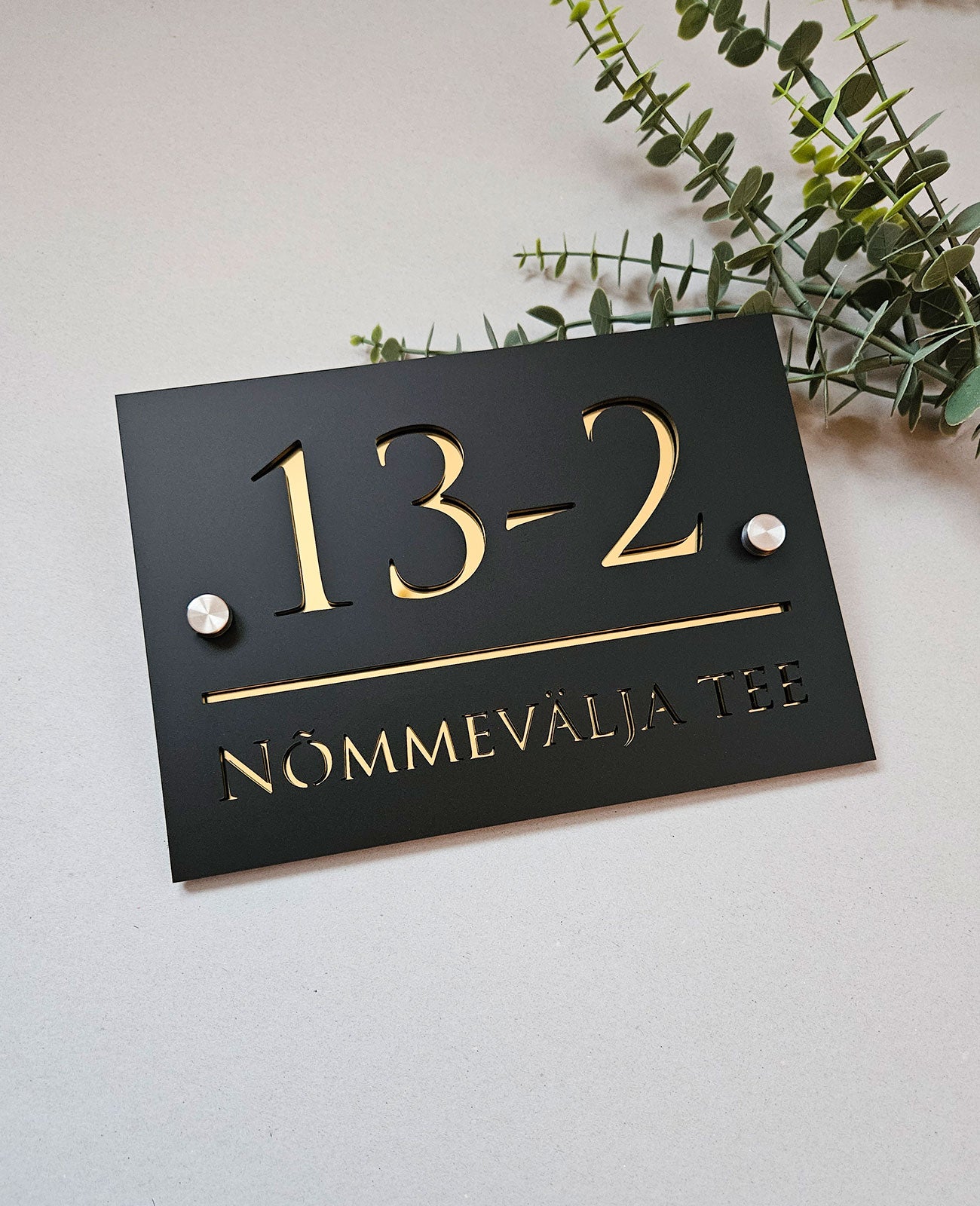 Luxury house number #1 | Modern House Numbers