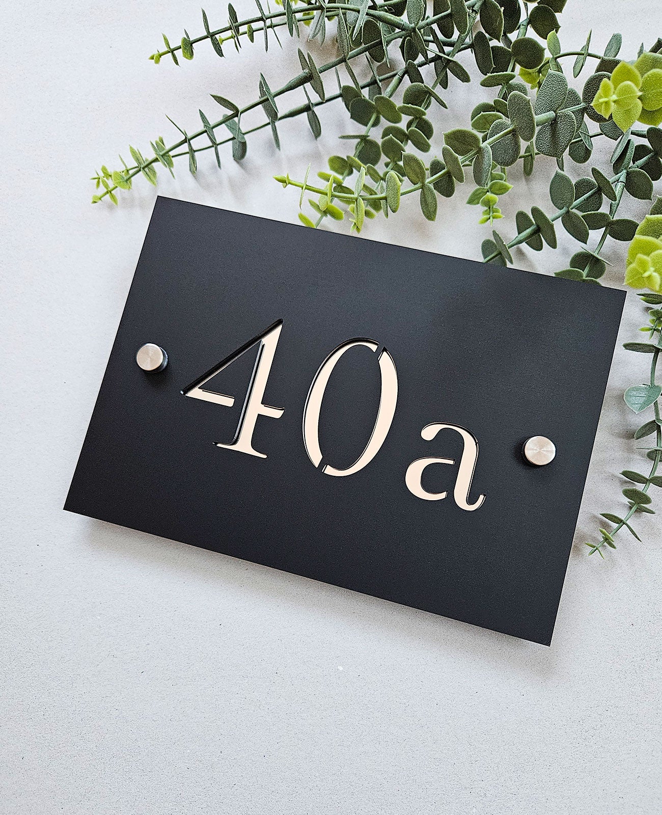 Luxury house number #1 | Modern House Numbers
